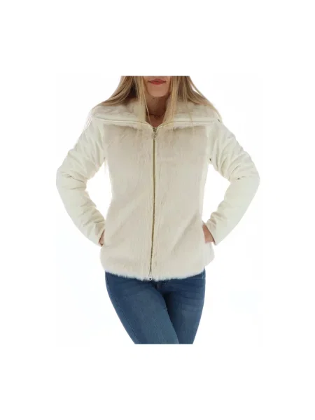 Pikowana kurtka Invicta biała