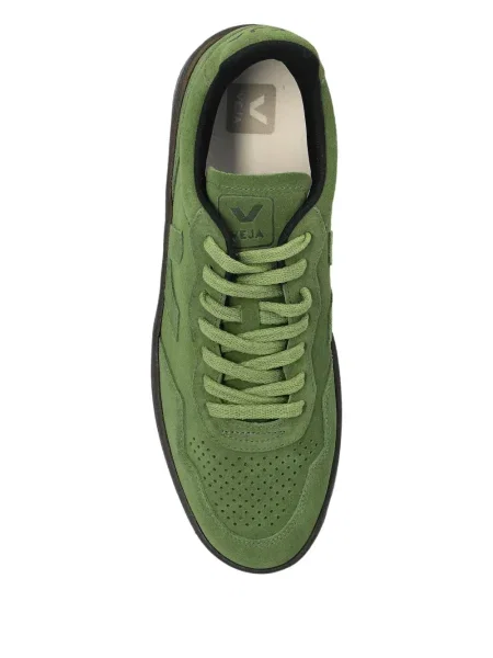 Sneakerși Veja din piele de căprioară verde