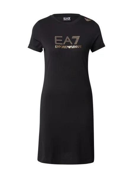 Emporio Armani Rochie TRAIN EVOLUTION auriu negru