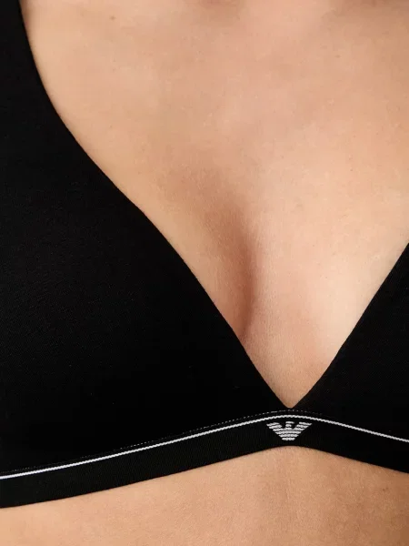 Emporio Armani Underwear сутиен с дълбоко деколте от с черно