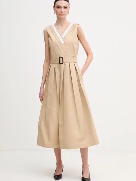 Weekend Max Mara sukienka CONO beżowa