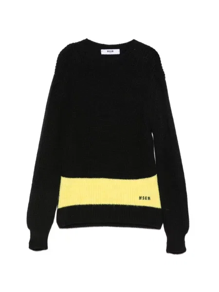 Sweter dziecięcy Msgm czarny