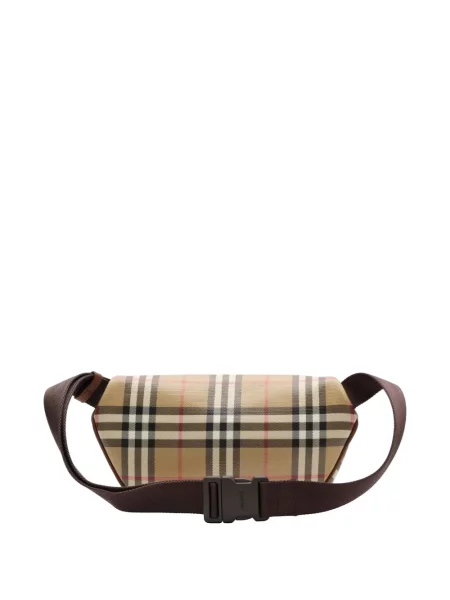 Cu centură curea Burberry în carouri
