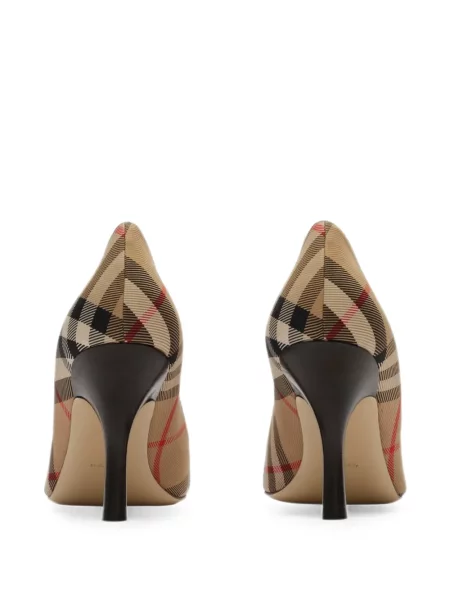Pantofi cu toc Burberry în carouri