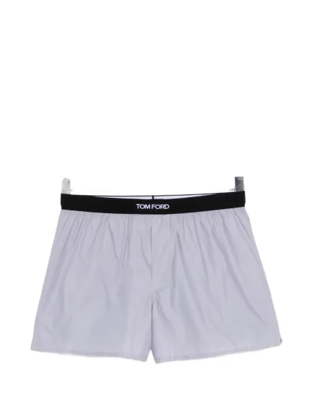 Pantaloni scurți Tom Ford cu autograf albastru
