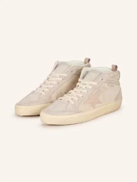 Golden Goose Sneakersy Mid Star beige beżowe