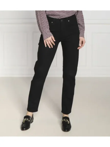 Calvin Klein Blugi MR SLIM | mid rise negru