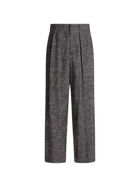 Pantaloni Dolce & Gabbana de lână gri