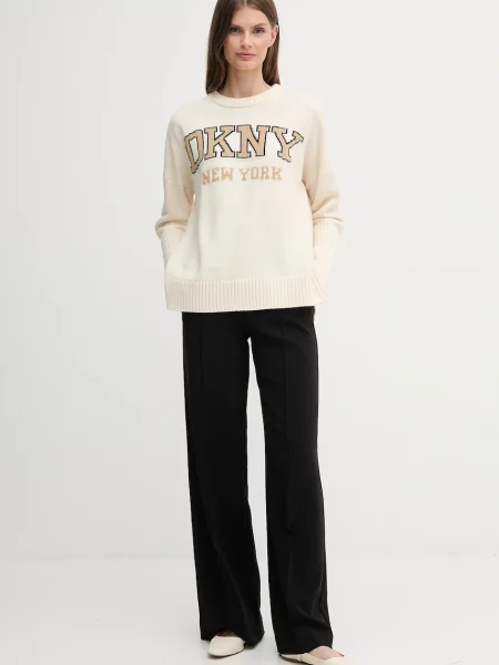 DKNY pulover bež
