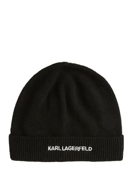 Karl Lagerfeld Căciulă negru alb