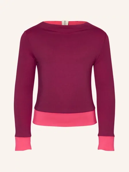 Mymarini Tričko S Dlouhým Rukávem Surfshirt V Oboustranném Provedení S Uv Ochranou fuchsiová růžová
