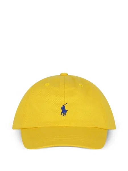Czapka z daszkiem dziecięca Polo Ralph Lauren żółta
