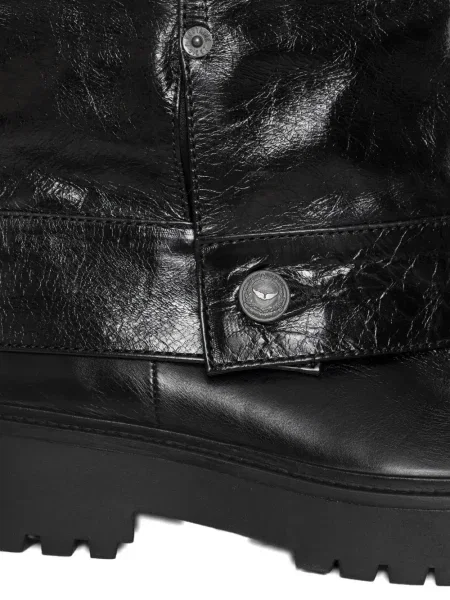 Cizme scurte Zadig&voltaire din piele negru