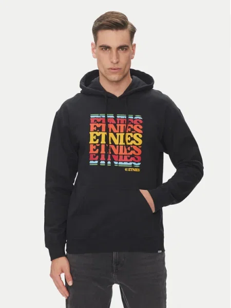 Etnies Суитшърт Retro Stack черен