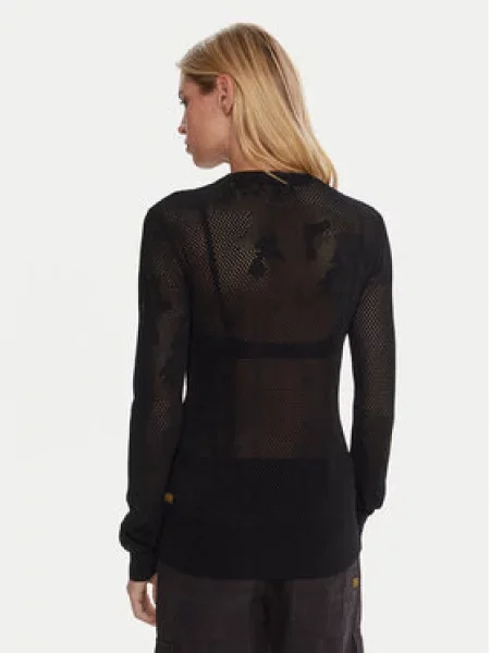 G-Star Raw Džemper Pointelle crna