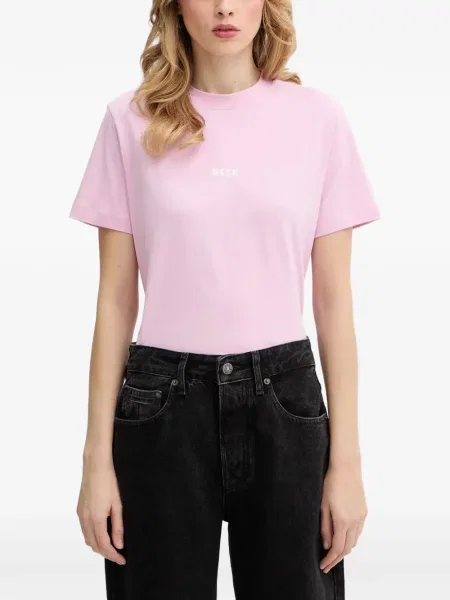 Tricou Msgm cu autograf roz