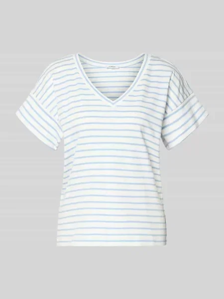 T-shirt o kroju relaxed fit z czystej bawełny S.oliver Red Label