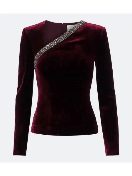 Top Roland Mouret de catifea
