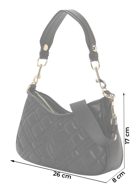 Crossbody kabelka Love Moschino čierna