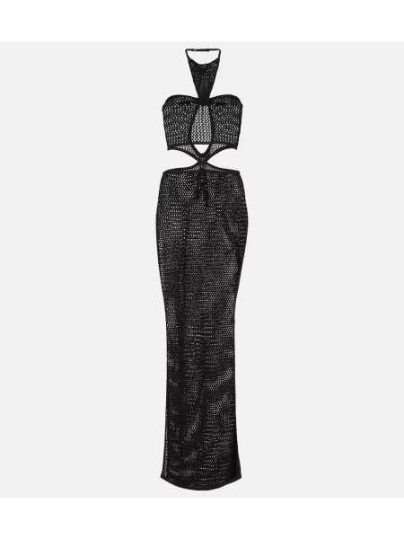 Rochie maxi Aya Muse de costum negru