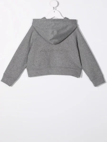 Bluza z kapturem dziecięca Brunello Cucinelli szara
