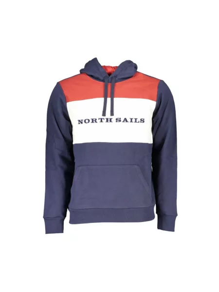 Bluza z kapturem North Sails z kapturem niebieska