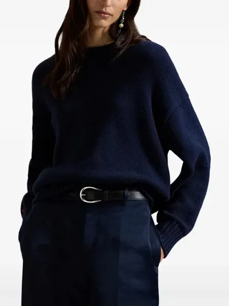 Czapka z daszkiem Polo Ralph Lauren w kratkę z twillu biznesowa niebieska