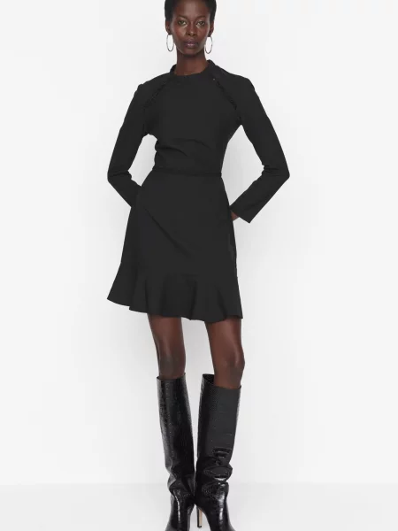 Sukienka maxi Trendyol czarna