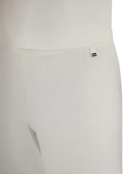 Pantaloni palazzo Herno alb