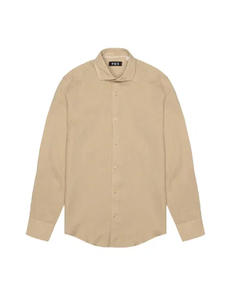 Ленена риза Yos бежово
