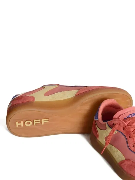 Sneakerși Hoff cu șireturi din dantelă roz