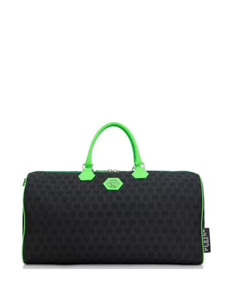 Geantă Philipp Plein din jacard negru