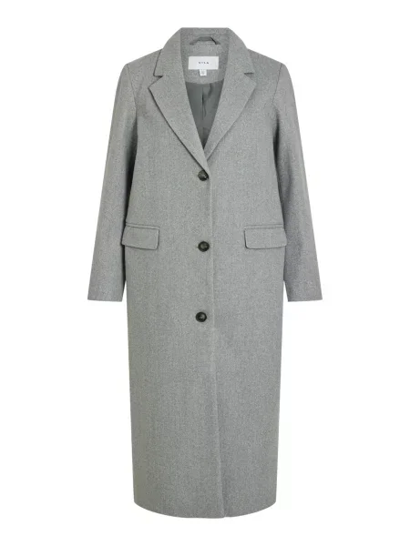 VILA Palton de primăvară-toamnă VISOLO amestecat gri