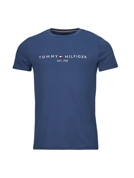 Tommy Hilfiger Tričko Logo modrá