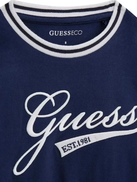 Guess bluza dziecięca granatowa