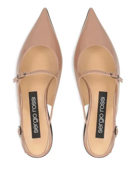 Pantofi cu toc Sergio Rossi slingback