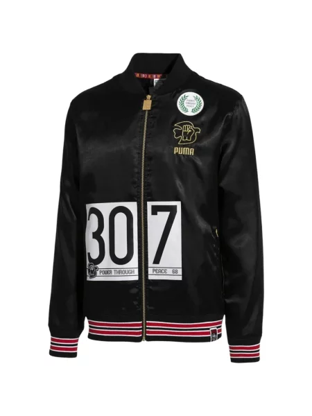 Geacă Puma cu broderie negru