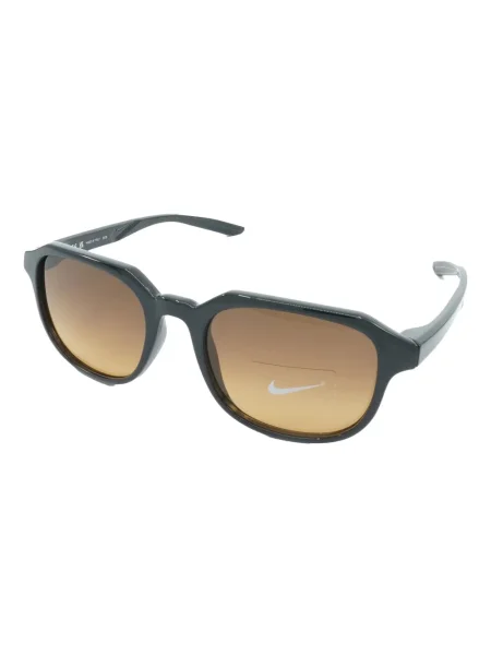 Ochelari de soare Nike cu cordon din jerseu cu imprimeu abstract gri