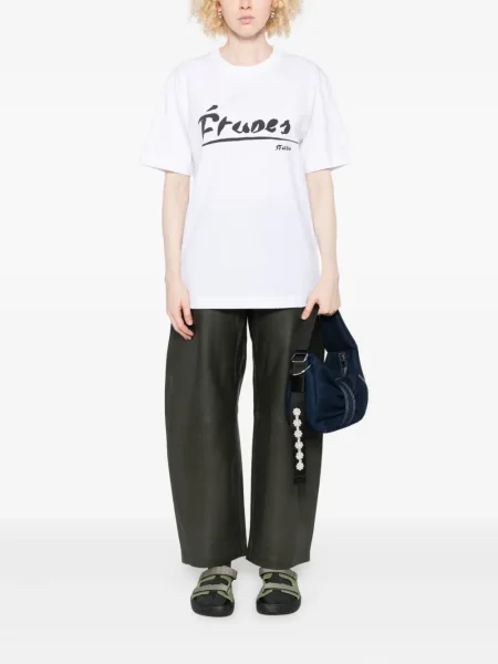 Tricou études Studio cu imagine alb