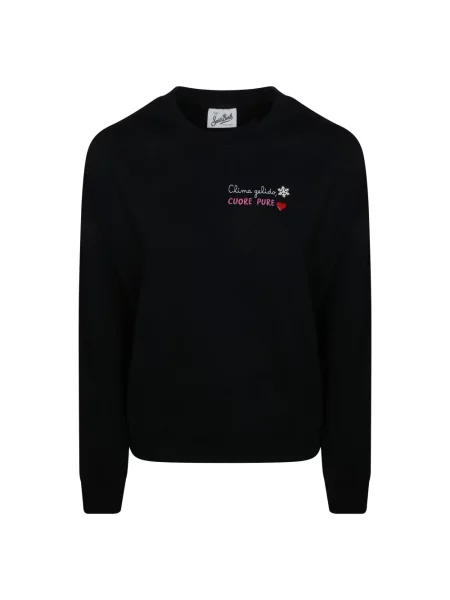 Bluza Mc2 Saint Barth z długim rękawem czarna