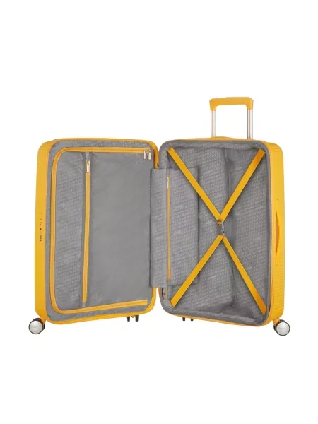 Чемодан American Tourister желтый