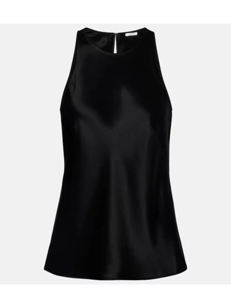 Top Joseph din satin negru