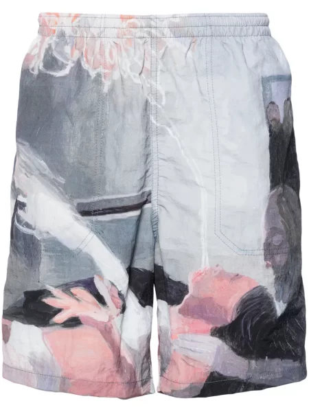 Pantaloni scurți Undercover cu imagine gri