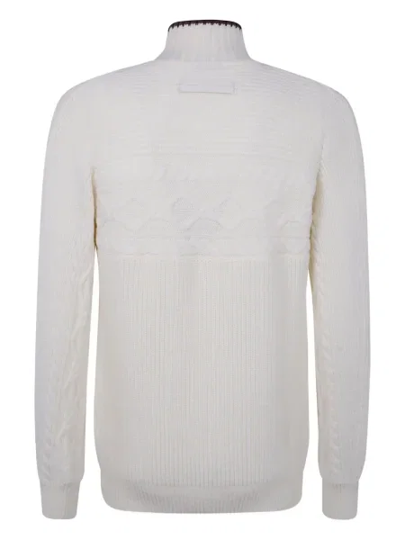 Pulover Zegna alb
