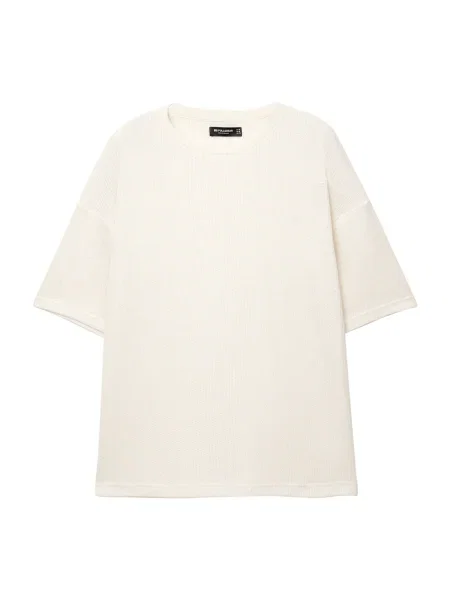 Pull&Bear Pulover alb