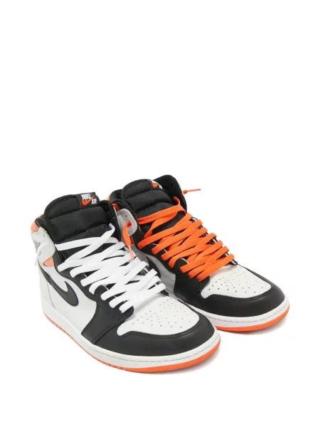 Sneakerși Jordan Air Jordan 1 din piele alb