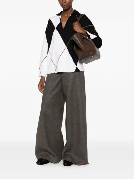 Pulover Max Mara cu model argyle negru