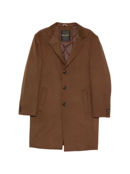 Palton Sergio Moretti Firenze cu rever maro