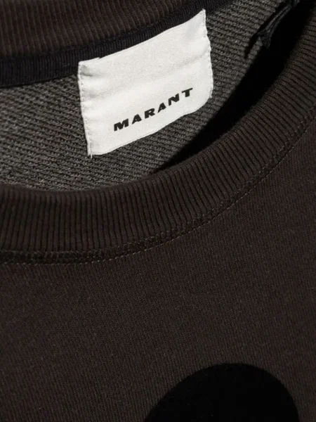 Hanorac crewneck Marant negru