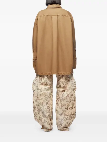Spodnie cargo The Attico w kamuflażu